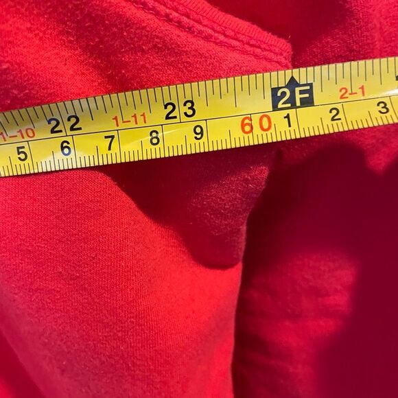 Old Navy Est 1994 Red Vintage Side Zip Up Hooded Sweatshirt XXL - Picture 8 of 12